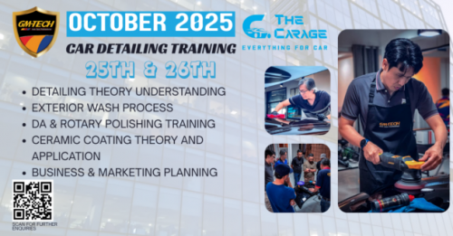 Car enthusiasts, learn how to wash/detail your ride the right way – a 2-day training programme by The Carage