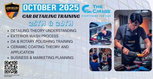 Car enthusiasts, learn how to wash/detail your ride the right way – a 2-day training programme by The Carage