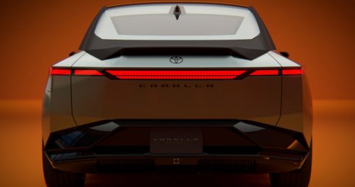 Toyota Corolla Concept – next-generation global sedan previewed with big glass, no central screen, EV option