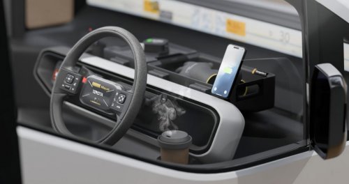 Toyota Hiace Concept previews next generation of commercial van with pillarless side, full-width display