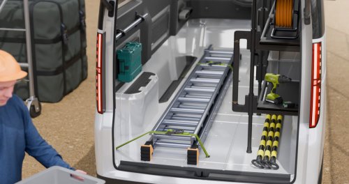 Toyota Hiace Concept previews next generation of commercial van with pillarless side, full-width display