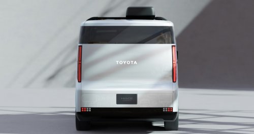 Toyota Hiace Concept previews next generation of commercial van with pillarless side, full-width display