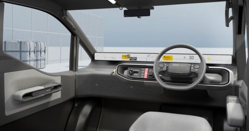 Toyota Hiace Concept previews next generation of commercial van with pillarless side, full-width display