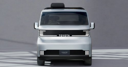 Toyota Hiace Concept previews next generation of commercial van with pillarless side, full-width display