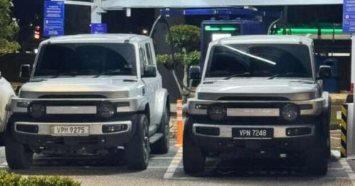 iCaur V23 seen road-registered in Malaysia – EV SUV with classic Land Cruiser styling launching soon?