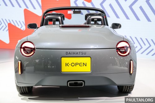 Daihatsu K-Open remains a kei car – drops larger size and 1.3L idea, but will be FR; Akio Toyoda to sign it off