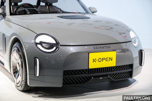 Daihatsu K-Open remains a kei car – drops larger size and 1.3L idea, but will be FR; Akio Toyoda to sign it off