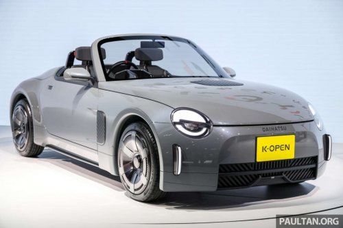 Daihatsu K-Open remains a kei car – drops larger size and 1.3L idea, but will be FR; Akio Toyoda to sign it off