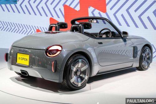 Daihatsu K-Open remains a kei car – drops larger size and 1.3L idea, but will be FR; Akio Toyoda to sign it off