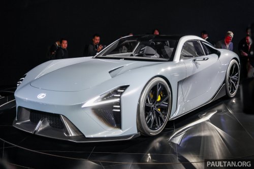 Lexus LFA Concept debuts – legendary sports car reborn as an EV; developed alongside Toyota GR GT