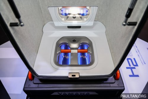 Yamaha unveils prototype alternate fuel vehicles and EVs at 2025 Japan Mobility Show in Tokyo