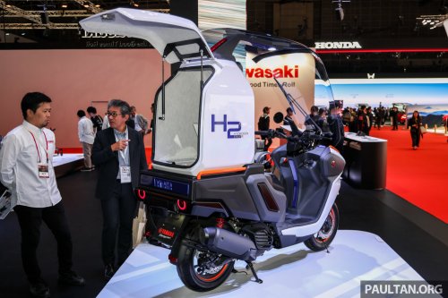 Yamaha unveils prototype alternate fuel vehicles and EVs at 2025 Japan Mobility Show in Tokyo