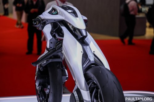 Yamaha unveils prototype alternate fuel vehicles and EVs at 2025 Japan Mobility Show in Tokyo