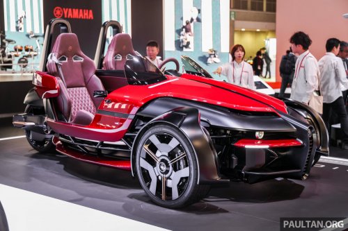 Yamaha unveils prototype alternate fuel vehicles and EVs at 2025 Japan Mobility Show in Tokyo