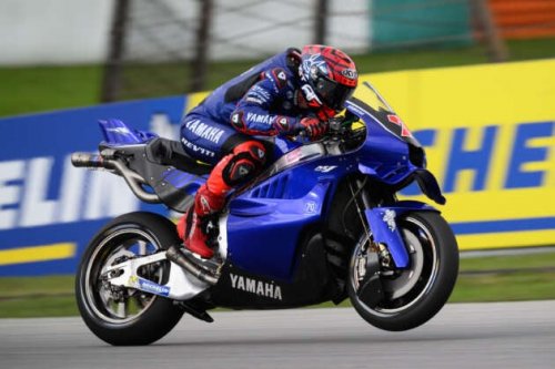Yamaha YZR-M1 V-four MotoGP prototype in Malaysia