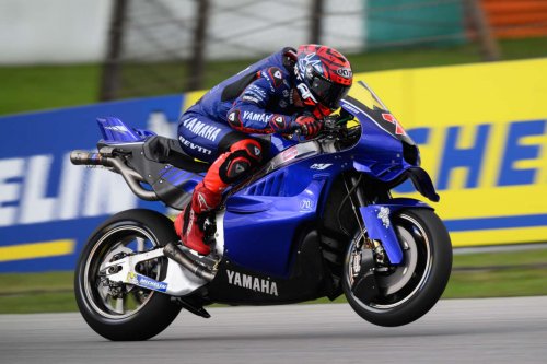 Yamaha YZR-M1 V-four MotoGP prototype in Malaysia
