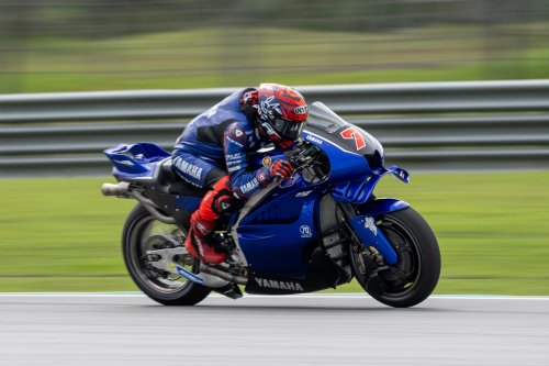 Yamaha YZR-M1 V-four MotoGP prototype in Malaysia