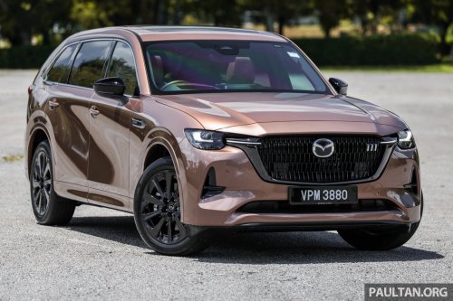 Mazda CX-80 2.5G PHEV AWD in Malaysia – three-row SUV, captain seats, 65 km NEDC EV range; RM297k