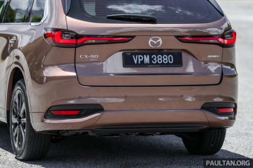 Mazda CX-80 2.5G PHEV AWD in Malaysia – three-row SUV, captain seats, 65 km NEDC EV range; RM297k