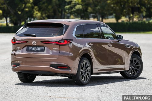 Mazda CX-80 2.5G PHEV AWD in Malaysia – three-row SUV, captain seats, 65 km NEDC EV range; RM297k