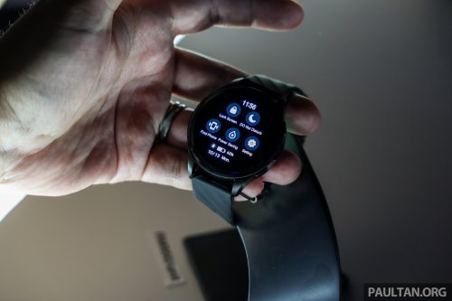 Perodua P-Go smartwatch – 1.43″ AMOLED; HR, sleep, blood pressure/O2 monitor; works as car key, RM950
