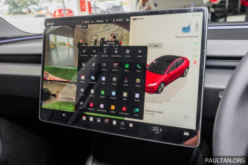 2026 Tesla Model 3 Long Range RWD in Malaysia – 750 km WLTP, indicator stalk, black badges, RM185k