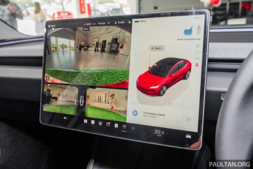 2026 Tesla Model 3 Long Range RWD in Malaysia – 750 km WLTP, indicator stalk, black badges, RM185k