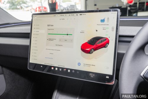 2026 Tesla Model 3 Long Range RWD in Malaysia – 750 km WLTP, indicator stalk, black badges, RM185k