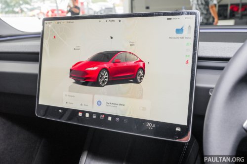 2026 Tesla Model 3 Long Range RWD in Malaysia – 750 km WLTP, indicator stalk, black badges, RM185k