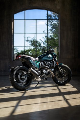 New Emerald Green livery for 2026 Ducati Scrambler