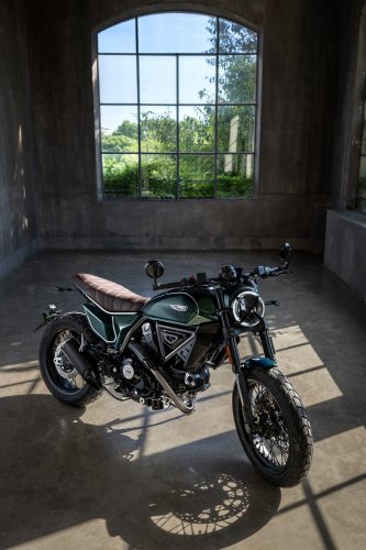New Emerald Green livery for 2026 Ducati Scrambler