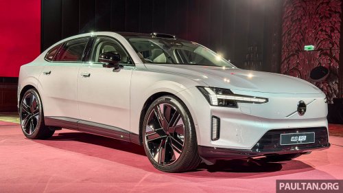 Volvo ES90 in Malaysia – CKD EV crossover sedan, 800V, RWD, 333 PS, 651 km WLTP range, RM340k