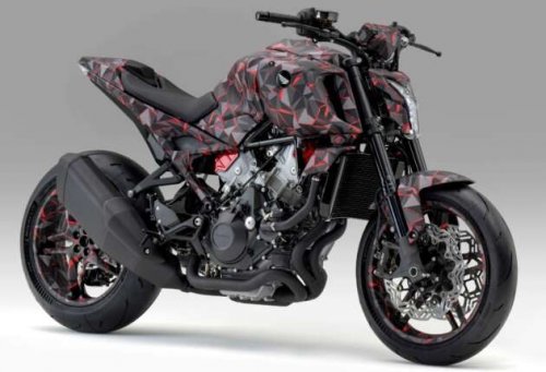 Honda shows V3R prototype at EICMA, 900 cc, V-three