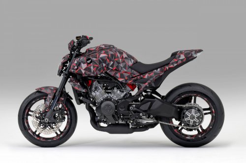 Honda shows V3R prototype at EICMA, 900 cc, V-three