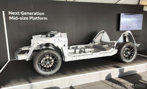 Honda next-gen mid-size platform for Civic/CR-V and new mid-size e:HEV hybrid system sampled in Japan