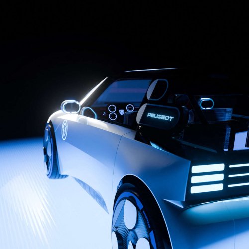 Peugeot Polygon concept shown with Hypersquare steering wheel, steer-by-wire; to feature on next 208?