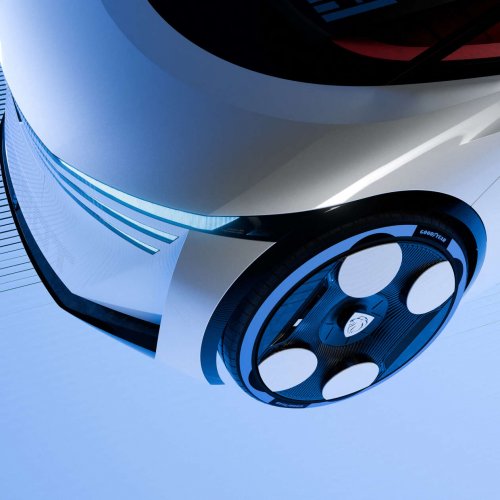 Peugeot Polygon concept shown with Hypersquare steering wheel, steer-by-wire; to feature on next 208?