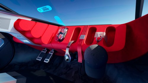 Peugeot Polygon concept shown with Hypersquare steering wheel, steer-by-wire; to feature on next 208?