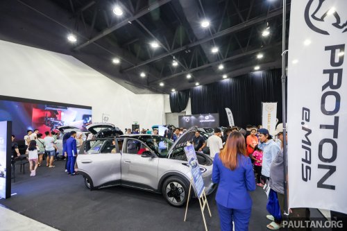 Proton eMas at ACE 2025 – eMas 5 Premium on display, RM70k for 325 km WLTP, test drives available
