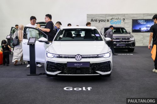 Volkswagen Golf GTI, 1.5L eTSI R-Line facelifts at ACE 2025; guest appearance by Datuk Azizulhasni Awang