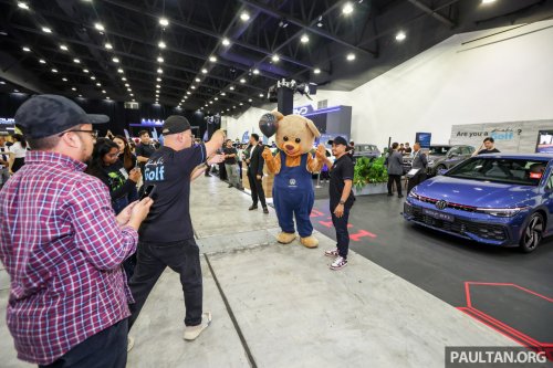 Volkswagen Golf GTI, 1.5L eTSI R-Line facelifts at ACE 2025; guest appearance by Datuk Azizulhasni Awang