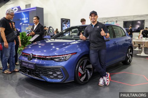 Volkswagen Golf GTI, 1.5L eTSI R-Line facelifts at ACE 2025; guest appearance by Datuk Azizulhasni Awang