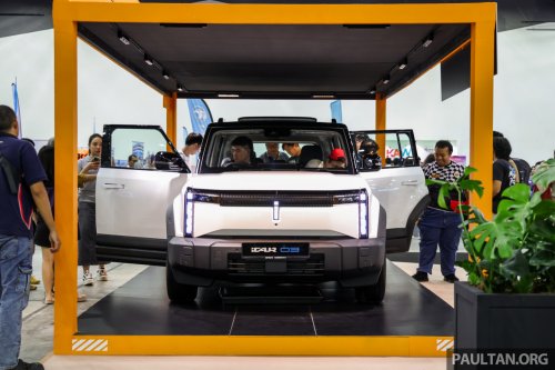 iCaur V23 preview, 03 EV SUV on display at ACE 2025