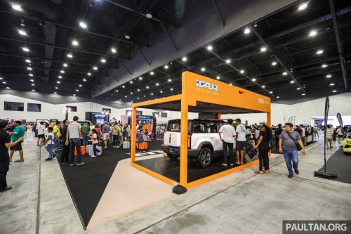 iCaur V23 preview, 03 EV SUV on display at ACE 2025