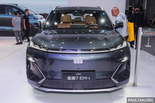 2026 Geely Galaxy Starship 7 in Guangzhou – 200 km EV range, upgrades coming to Proton eMas 7 PHEV?