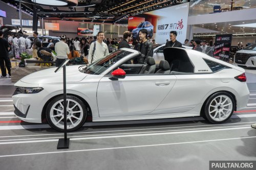 Honda Integra Hatchback Style concept in Guangzhou – manual two-door targa; new CR-X, anyone?