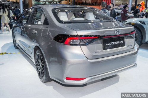 2026 Toyota Corolla sedan facelift in Guangzhou – new face, interior, large touchscreen, coming to Malaysia?