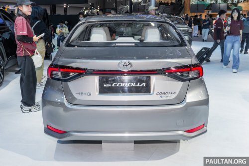 2026 Toyota Corolla sedan facelift in Guangzhou – new face, interior, large touchscreen, coming to Malaysia?