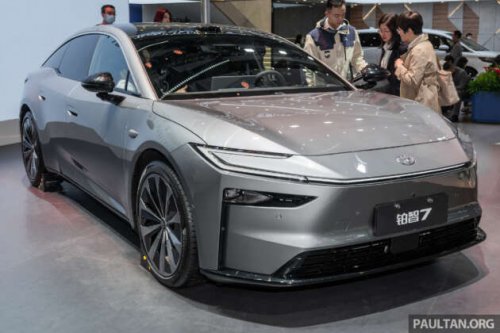 Toyota bZ7 in Guangzhou – sleek large sedan with Huawei motor, 281 PS RWD, HarmonyOS, LiDAR