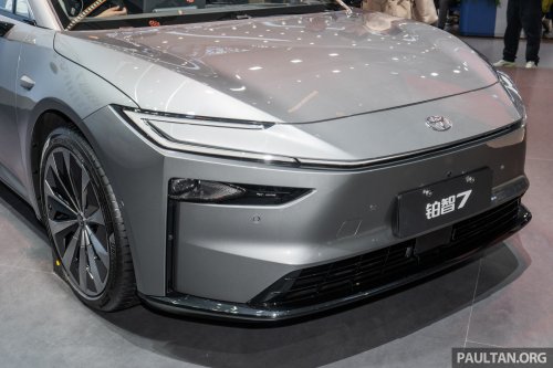 Toyota bZ7 in Guangzhou – sleek large sedan with Huawei motor, 281 PS RWD, HarmonyOS, LiDAR